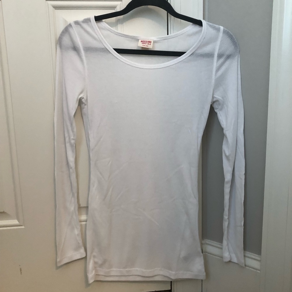 Target Ribbed Long Sleeve Tee